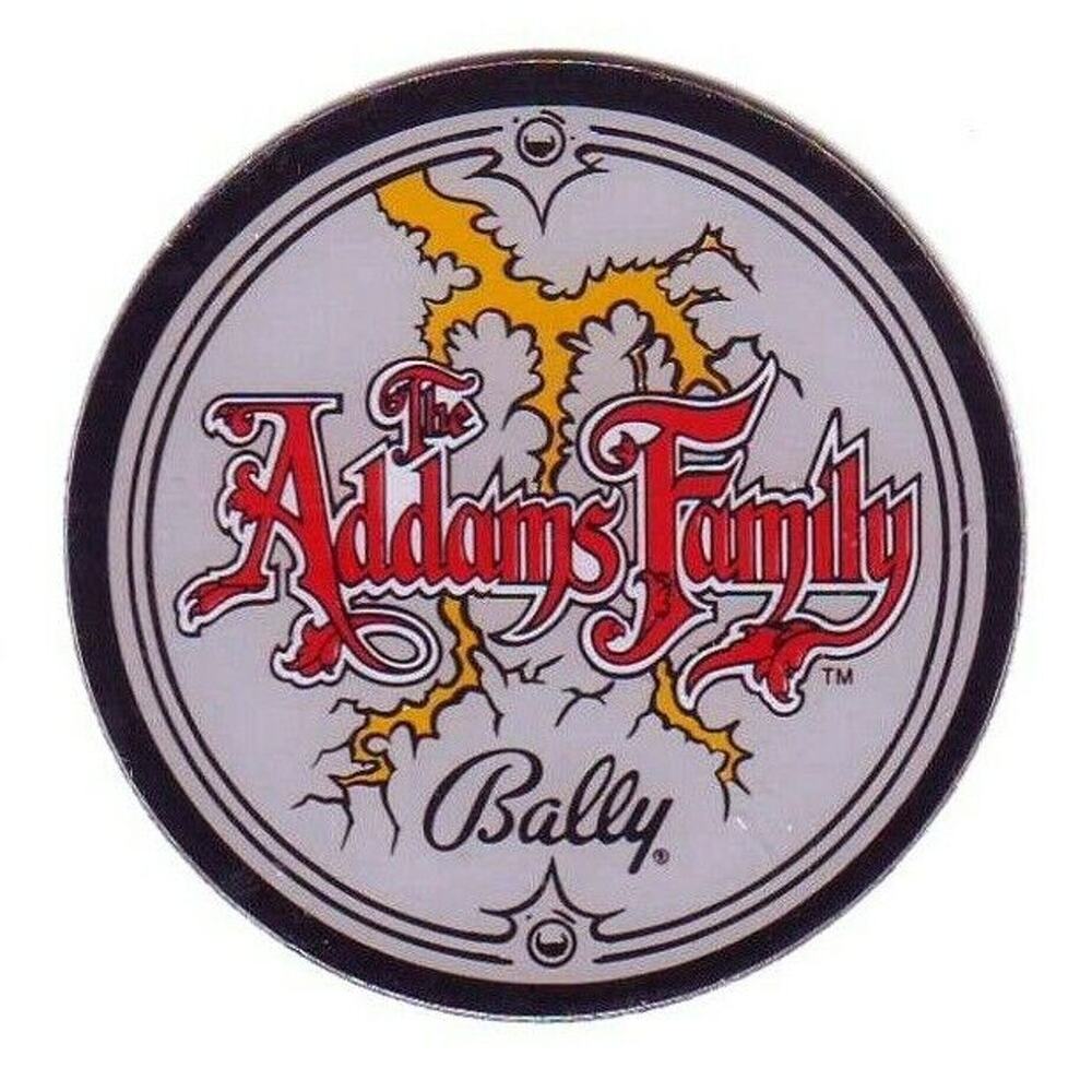 The Addams Family Plastic Promo Pinball Machine Coaster 1991 Original